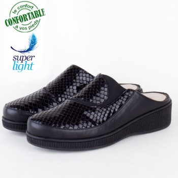 Sabots Chic et Confortable en Cuir Femme 21319N