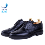 Chaussures Classiques 100% Cuir Noir - Semelle Extra-light 704