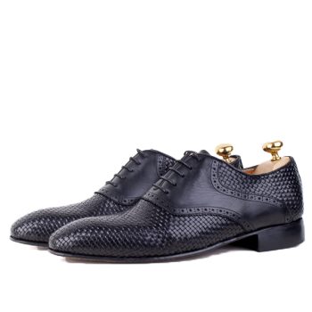 Chaussure en cuir Noir AG-1491N