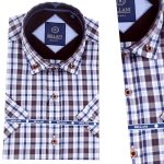 Chemise pour Homme en Coton Demi Manche CH-015