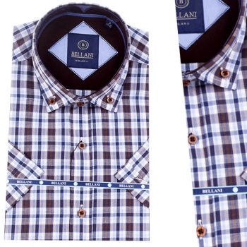 Chemise pour Homme en Coton Demi Manche CH-015