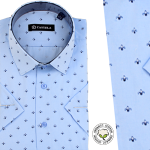 Chemise Pour Homme Design, Manches Courtes CH-77
