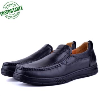 Chaussures Médicales Pour Homme 100% Cuir EXTRA Confortable KW-301N