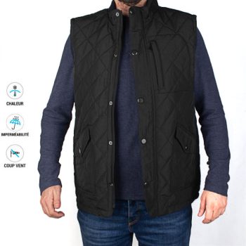 Gilet sans manches matelassé pour homme – 1031