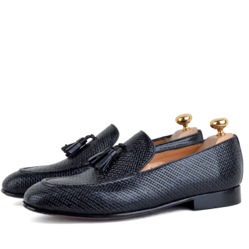 Chaussures de Ville Pour Homme 100% Cuir Noir HM-209N