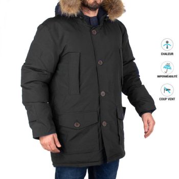 Parka Homme Avec Capuche - Style et Performance 6003N