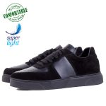 Baskets Pour Homme 100% Cuir EXTRA Confortable XM-290N