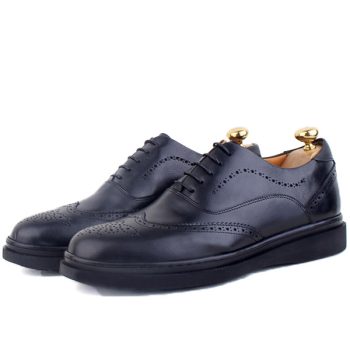 Chaussures Classiques Pour Homme en Cuir Noir - Semelle Extra-light 1487N