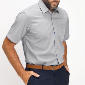 Chemise Homme Demi-Manche Coton – Confort & Style Léger CL-007
