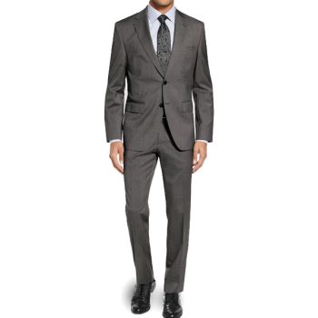 Costume Homme Chic en Gris Foncé