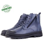 Bottines Très Chic Pour Homme extra confortable en cuir KW-540CB