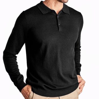 Pull Pour Homme Très Doux Noir TR25