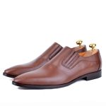 Chaussures en Véritable Cuir 1006 Tabac