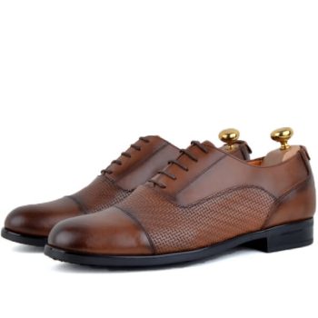Chaussure Classique 100% cuir Tabac AG-1471-T