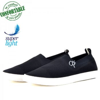 Ballerine Pour Homme Confortable - Noir KW-BL1