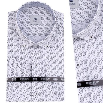 Chemise pour Homme en Coton Demi Manche CH-113