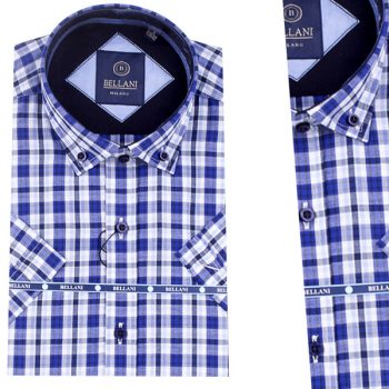 Chemise pour Homme en Coton Demi Manche CH-016