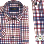 Chemise Pour Homme Poly Coton Manches Courtes CH-68