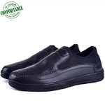 Chaussures Médicales 100% Cuir Noir NJ-2171