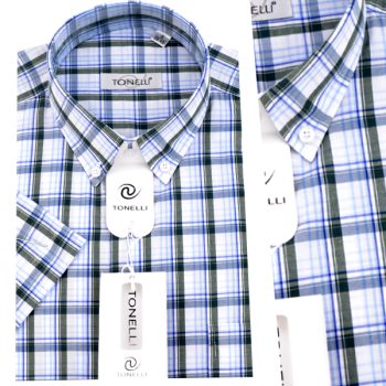 Chemise demi-manche en coton OR-046