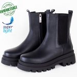 Boots pour Femme Confortable en cuir 21522N