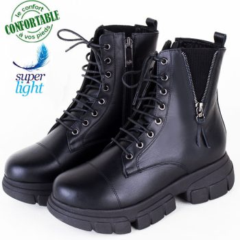 Boots pour Femme Confortable en cuir 22551N