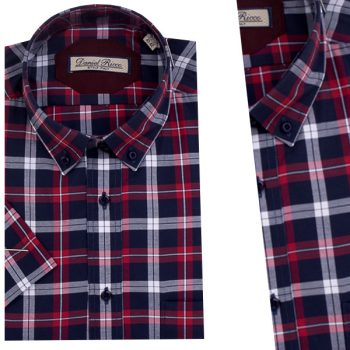Chemise pour Homme en Coton Demi Manche CH-128