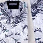 Chemise Hawaienne pour Homme en Lin Demi Manche DL