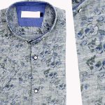 Chemise Fleurie pour Homme en coton Demi Manche DL