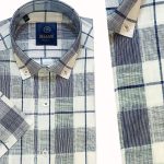 Chemise pour Homme en Lin Demi Manche CH-104
