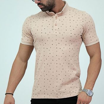 Polo Imprimé Beige pour Homme 170