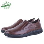 Chaussures Médicale Pour Homme 100% Cuir EXTRA Confortable NJ-3006MW