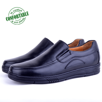 Chaussures Médicales Pour Homme 100% Cuir EXTRA Confortable KW-304