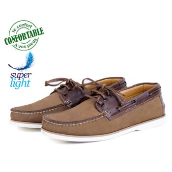 Mocassin Bateau Confortable 100% cuir KW-010TC