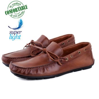 Mocassins Homme Confortables 100% cuir BT-201T