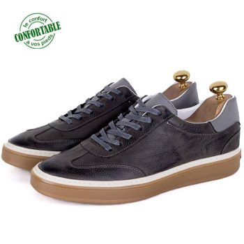 Baskets Homme en Cuir Nubuck – Chic et Confortable 799G