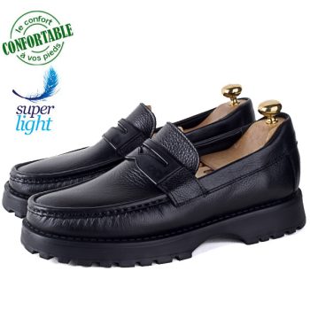 Chaussures Homme Cuir Confortable et Légère 013N