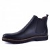 Bottines confortables Pour Homme en Cuir Crust noir LO-204-N