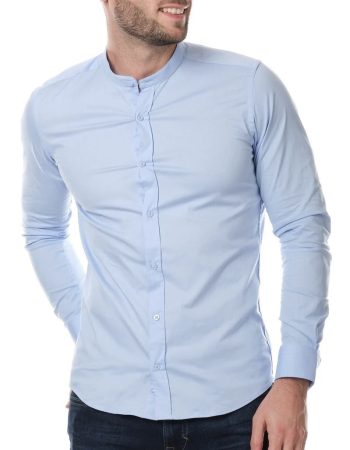 Chemise Col Officier pour Homme CH725
