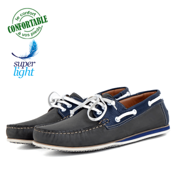 Mocassins Pour Homme Confortables 100% Cuir KW-010GB