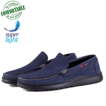 Mocassin Pour Homme Confortable 100% Cuir nubuck KW-030B