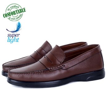 Mocassins Homme en Cuir – Confort et Style Décontracté 212M
