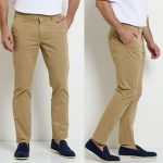 Pantalon Chino Beige Pour Homme CN003