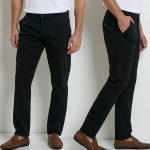 Pantalon Chino Pour Homme Noir CN007