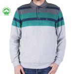 Sweat homme col Polo – Confort et style décontracté 22815G