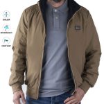 Veste pour homme double face tabac et noir – Style réversible chic 886