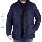 Veste Longue d’Hiver Matelassée Marine – Confort & Protection B702