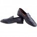 Mocassins confortables 100% cuir Noir AG-404N