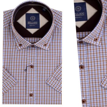 Chemise pour Homme en Coton Demi Manche CH-131