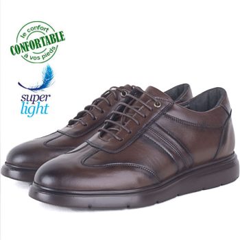 Chaussures homme en cuir véritable – légères, souples et ultra confortables 032M